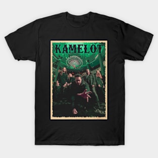 Epic Metal Chronicles Kamelots T-Shirts, Musical Sagas Embodied in Stylish Attire T-Shirt